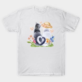 Cat Love On a Spring Day T-Shirt